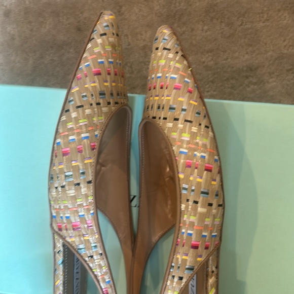 AQUAZZURA
Purist raffia slingback flats size 37 (US 7) - Picture 8 of 10
